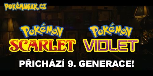 Příchází 9. generace ve hrách Pokémon Scarlet a Pokémon Violet!