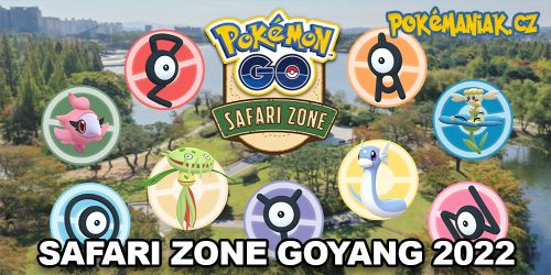 Pokémon GO - Goyang Safari Zone 2022 - kompletní průvodce