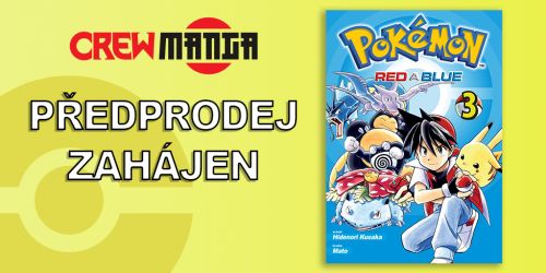 Pokémon Manga - Začal předprodej mangy Pokémon Red a Blue 3!