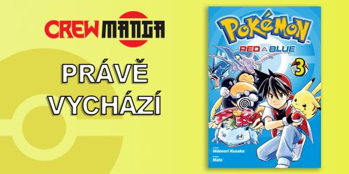 Pokémon Manga - Pokémon Red a Blue 3 je v prodeji! Co nás čeká dál?