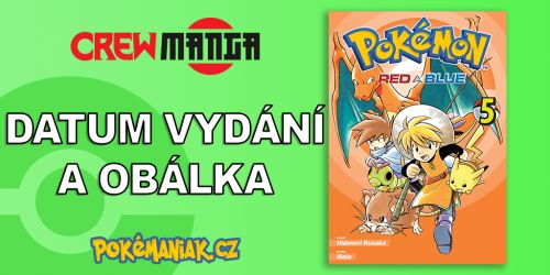 Pokémon Manga - Známe datum vydání Pokémon Red a Blue 5!