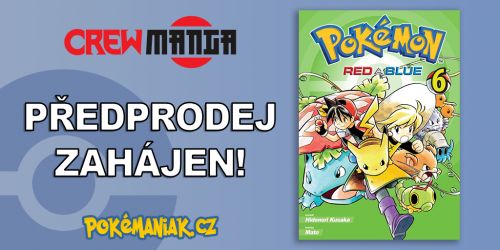 Pokémon Manga - Začal předprodej Pokémon Red a Blue 6!