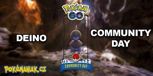 Pokémon GO - Červnový Community Day 2022 si nechcete nechat ujít! Bude v něm Deino.