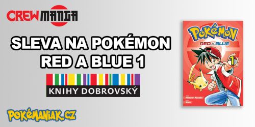 Pokémon Manga - Kupte Pokémon Red a Blue 1 celé září 2022 se slevou!