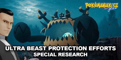 Pokémon GO - Úkoly v Ultra Beast Protection Efforts Special Research
