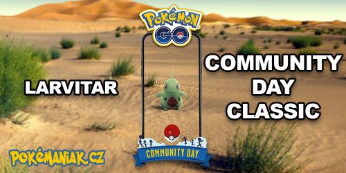 Pokémon GO - Community Day Classic se v lednu 2023 vrátí s Larvitarem!