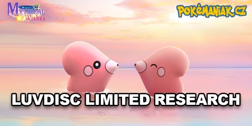 Pokémon GO - Přicházejí detaily eventu Luvdisc Limited Research Day!