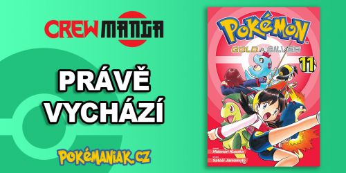 Pokémon Manga - Kniha Pokémon Gold a Silver 11 už je v prodeji!