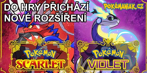 Do her Pokémon Scarlet a Pokémon Violet přichází díky DLC nový obsah