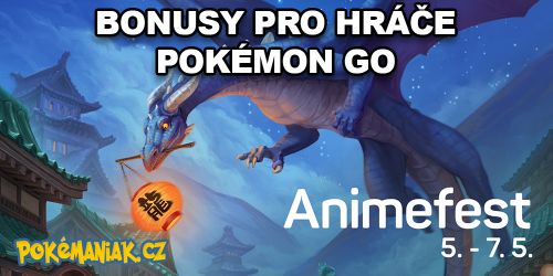 Pokémon GO - Účastníky brněnského Animefestu 2023 čekají bonusy ve hře!