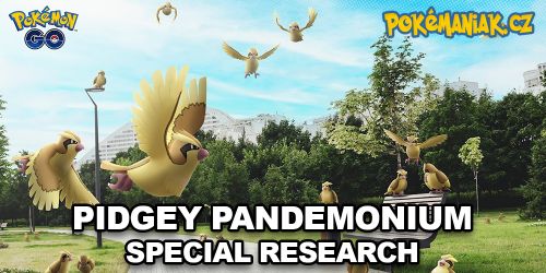 Pokémon GO - Úkoly v Pidgey Pandemonium Special Research