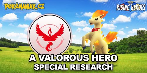 Pokémon GO - Úkoly v A Valorous Hero Special Research