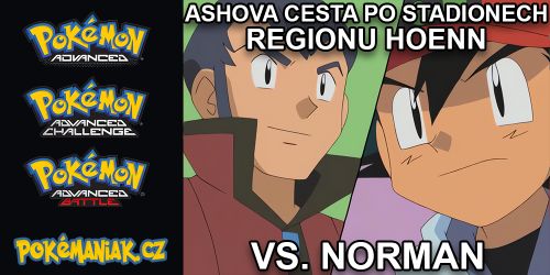 Ashova cesta po stadionech regionu Hoenn - 5. Vs Norman