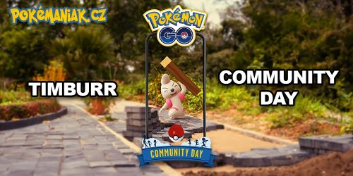 Pokémon GO - Niantic oficiálně oznámil říjnový Timburr Community Day 2023!