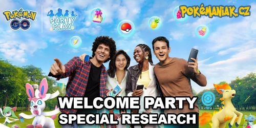 Pokémon GO - Úkoly ve Welcome Party Special Research