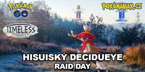 Pokémon GO - Nakonec bude mít svůj Raid Day i hisuiský Decidueye