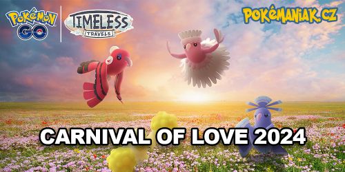 Pokémon GO - Na Valentýna nás čeká event Carnival of Love 2024