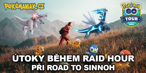 Pokémon GO - Jaké jsou útoky pro legendární Pokémony během eventu Road to Sinnoh?