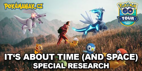 Pokémon GO - Úkoly v GO Tour 2024: It's About Time (and Space) Special Research