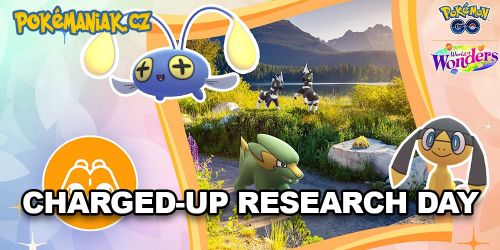 Pokémon GO - První březnový event bude Charged-Up Research Day 2024