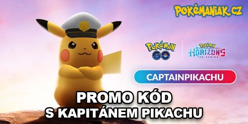 Pokémon GO - Promo kód přináší časově omezený Research s kapitánem Pikachu