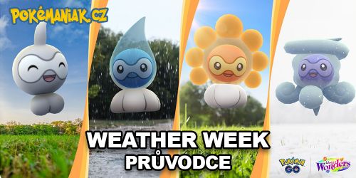 Pokémon GO - Weather Week 2024 - průvodce eventem