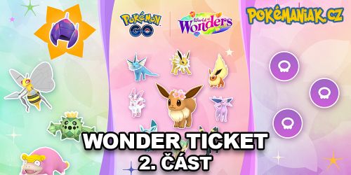 Pokémon GO - Úkoly v druhé části časově omezeného Research z Wonder Ticket