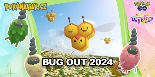 Pokémon GO - Event Bug Out 2024 opět přivede hromadu hmyzích Pokémonů