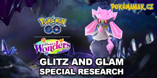Pokémon GO - Úkoly v Glitz and Glam Special Research s Diancií