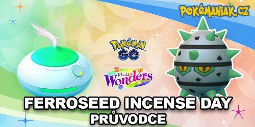 Pokémon GO - Ferroseed Incense Day 2024 - průvodce eventem