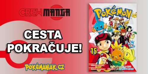 Pokémon Manga - Kniha 15 a nová drobrodružství.