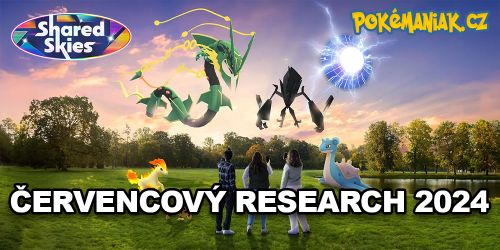 Pokémon GO - Úkoly v červencovém časově omezeném Research 2024