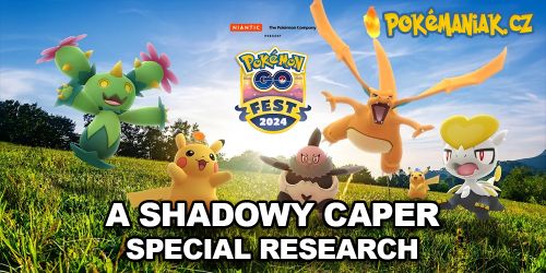 Pokémon GO - Úkoly v GO Fest 2024: A Shadowy Caper Special Research