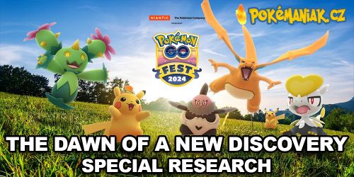 Pokémon GO - Úkoly v GO Fest 2024: The Dawn of a New Discovery Special Research (zdarma)