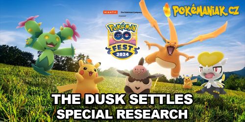 Pokémon GO - Úkoly v GO Fest 2024: The Dusk Settles Special Research