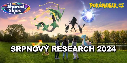 Pokémon GO - Úkoly v srpnovém časově omezeném Research 2024