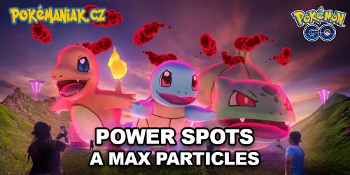 Pokémon GO - Na mapě se objevují Power Spots a můžeme sbírat Max Particles!