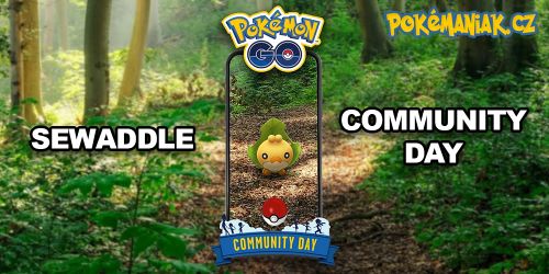 Pokémon GO - Do říjnového Community Day 2024 se podívá Sewaddle