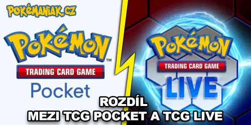 Pokémon TCG - Rozdíly mezi TCG Pocket a TCG Live