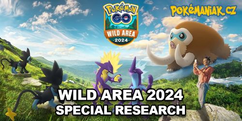 Pokémon GO - Úkoly ve Special Research při Wild Area 2024 za ticket