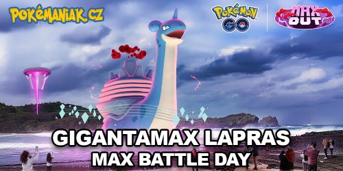 Pokémon GO - Gigantamax Lapras se poprvé představí při svém Max Battle Day