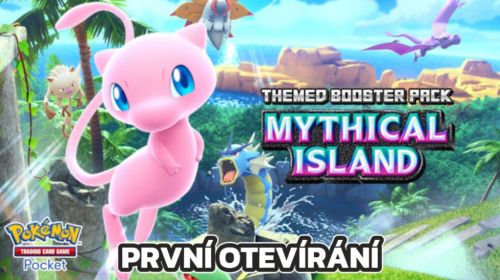 Pokémon TCG Pocket - Mythical Island a naše první otevírání 