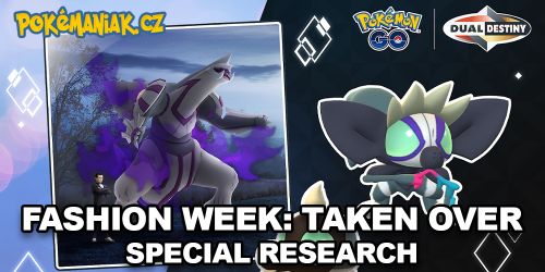 Pokémon GO - Úkoly ve Fashion Week: Taken Over Special Research