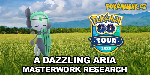 Pokémon GO - Úkoly v A Dazzling Aria Masterwork Research