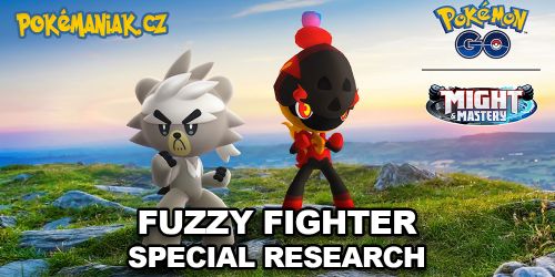 Pokémon GO - Úkoly ve placeném Fuzzy Fighter Special Research