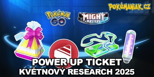 Pokémon GO - Časově omezený Research a bonusy za ticket pro květen 2025