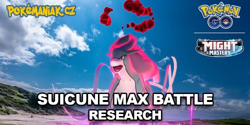 Pokémon GO - Úkoly v časově omezeném Research před Suicune Max Battle Weekend