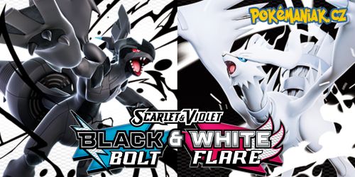 Pokémon TCG - Oznámena dvojice rozšíření Scarlet & Violet – Black Bolt a White Flare