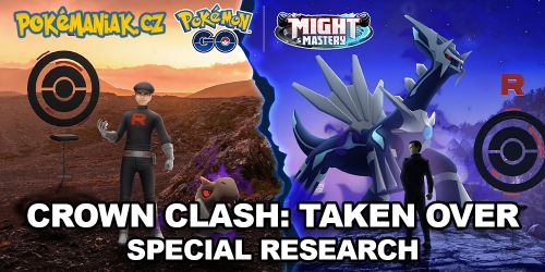 Pokémon GO - Úkoly v Crown Clash: Taken Over Special Research