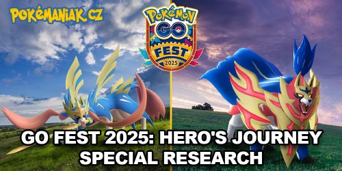 Pokémon GO - Úkoly v GO Fest 2025: Hero's Journey Special Research za ticket